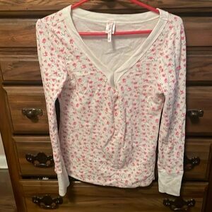 Long sleeve floral top